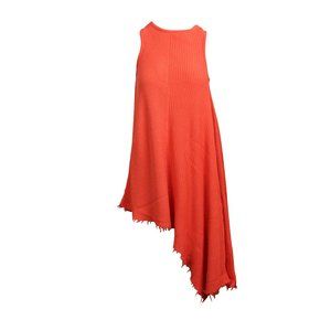 UNRAVEL PROJECT Orange Ribbed Dress Size XS $1015